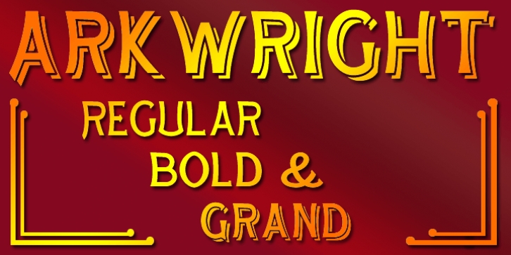 Arkwright font preview