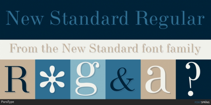 New Standard font preview