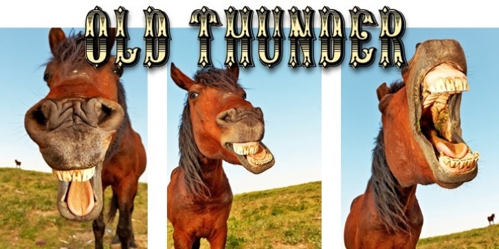 Old Thunder font preview