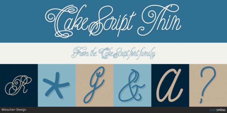 CakeScript font preview
