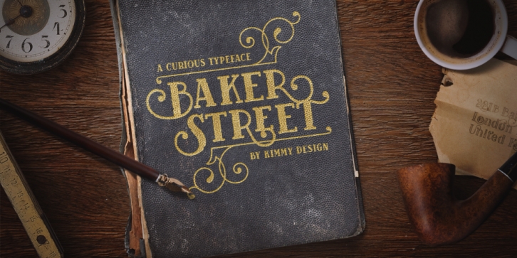 Baker Street font preview