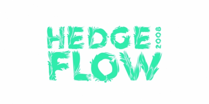 Hedgeflow font preview