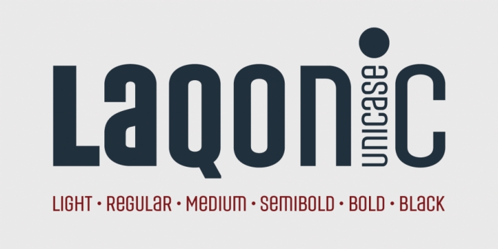 Laqonic 4F font preview