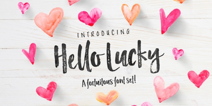 Hello Lucky font preview