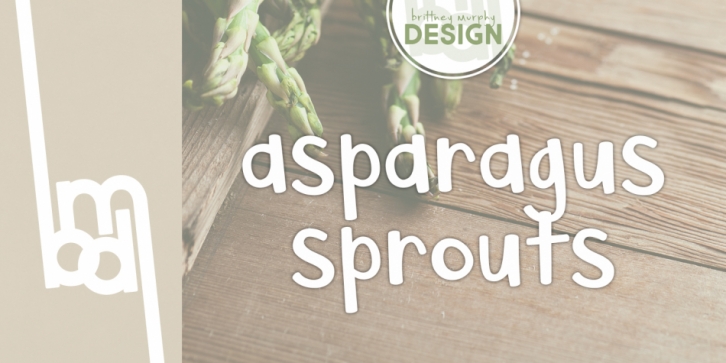 Asparagus Sprouts font preview