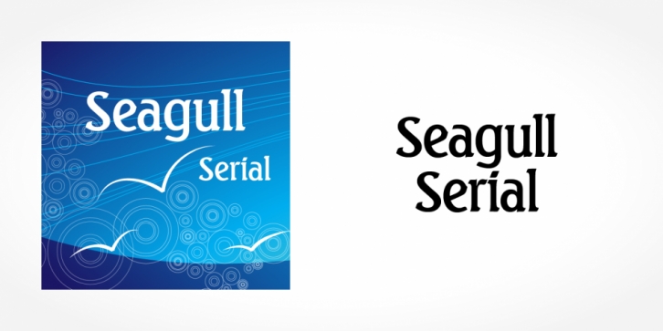 Seagull Serial font preview