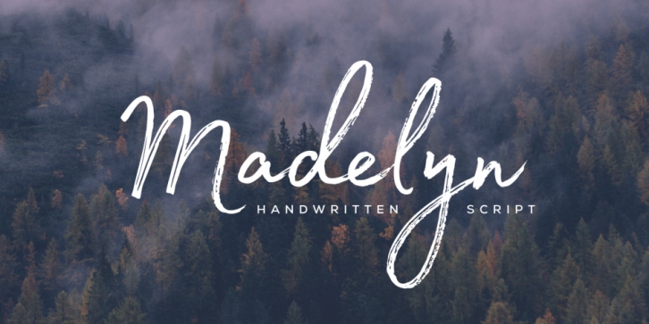 Madelyn font preview