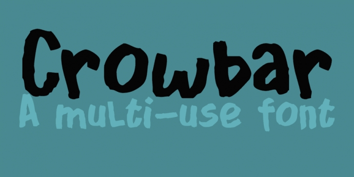 Crowbar font preview