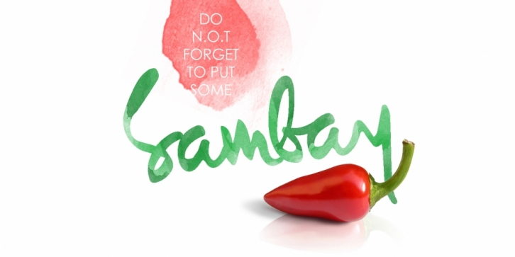Sambay font preview