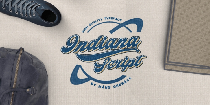 Indiana Script font preview