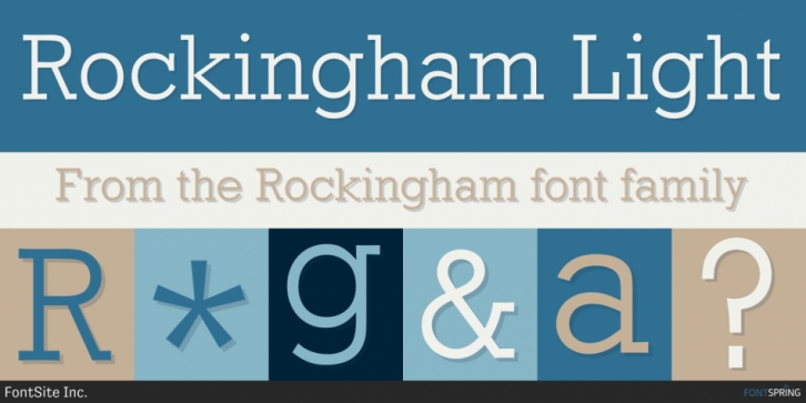 Rockingham font preview