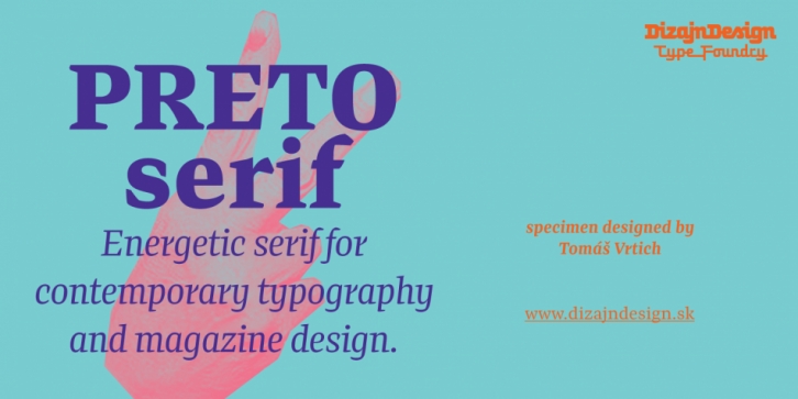 Preto Serif font preview