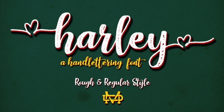 Harley Script font preview