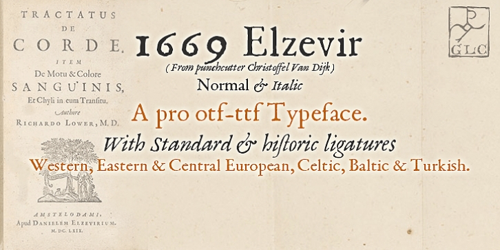 1669 Elzevir font preview