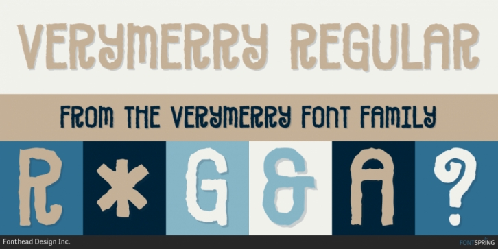 VeryMerry font preview