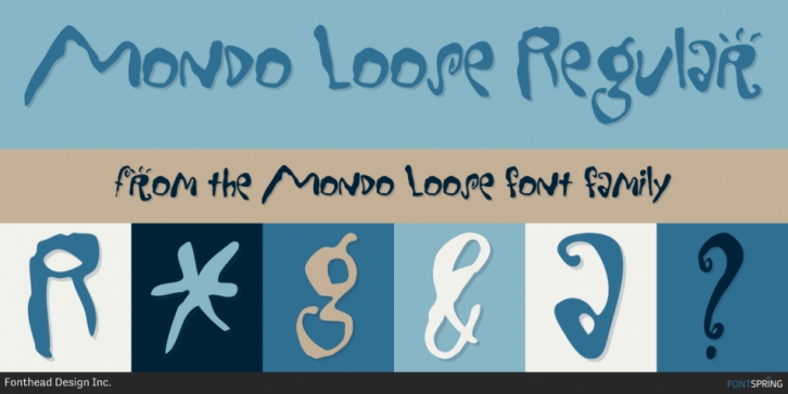 Mondo Loose font preview