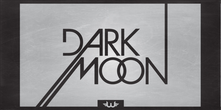 Dark Moon font preview