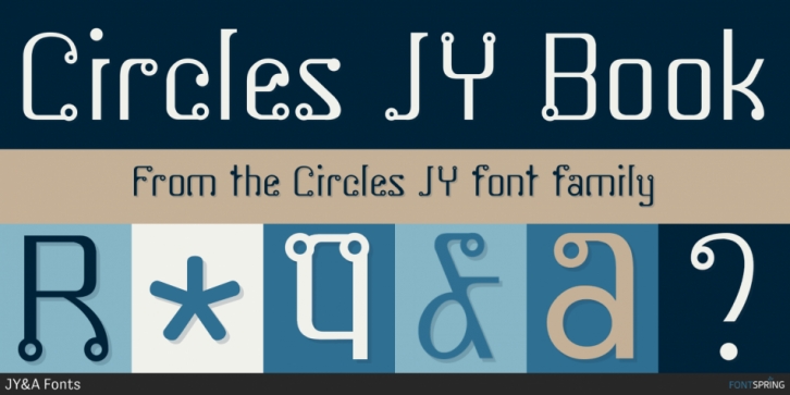 Circles JY font preview
