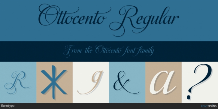 Ottocento font preview
