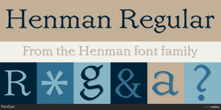 Henman font preview