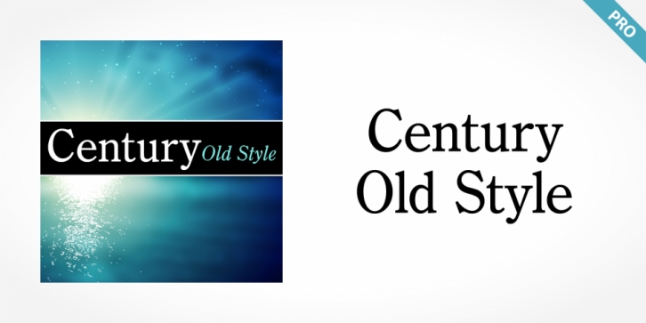 Century Old Style Pro font preview