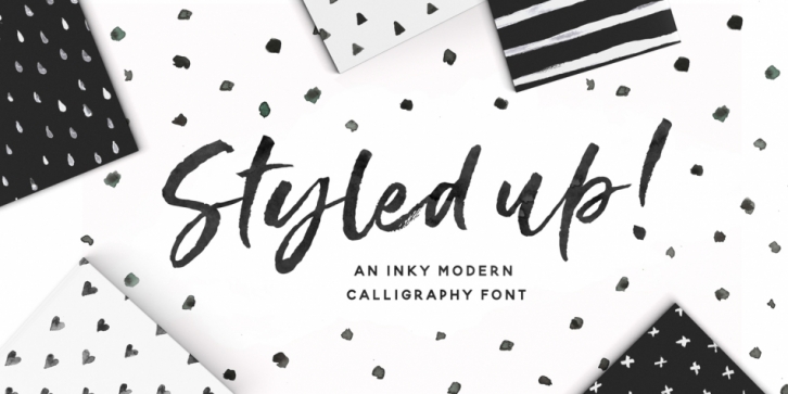 Styled Up font preview