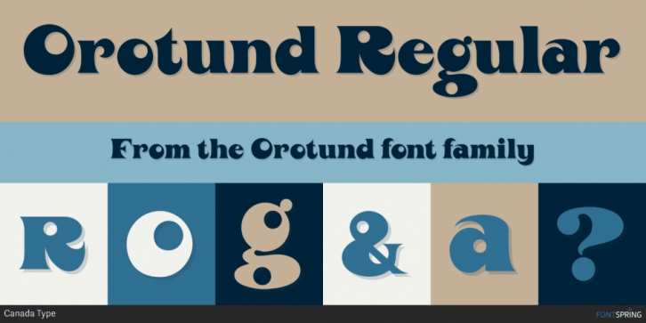 Orotund font preview