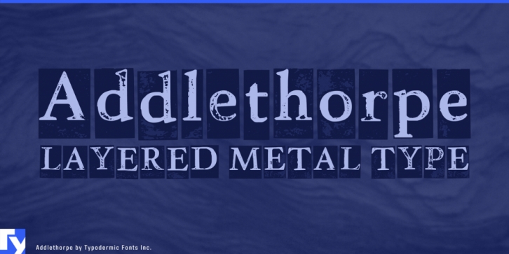 Addlethorpe font preview