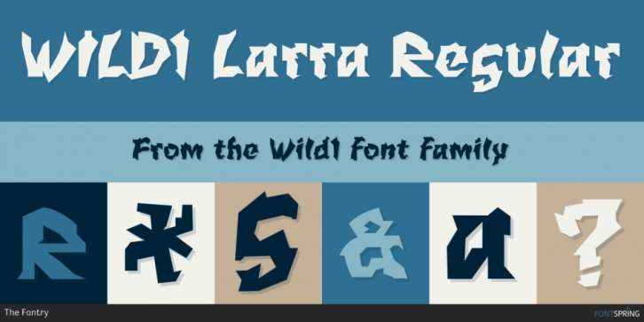 Wild1 font preview