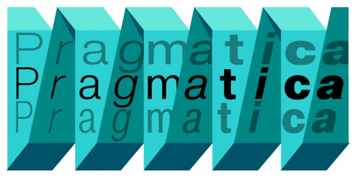 Pragmatica font preview