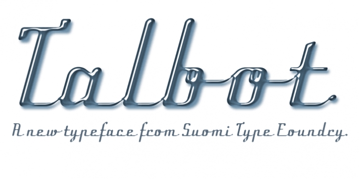 Talbot font preview