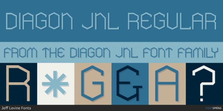 Diagon JNL font preview
