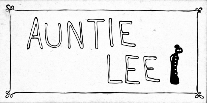 Auntie Lee font preview
