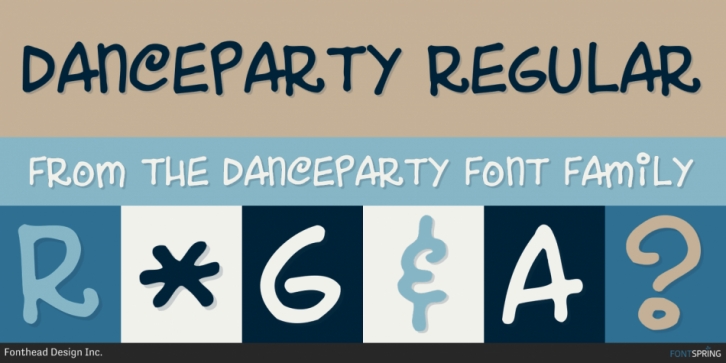 DanceParty font preview