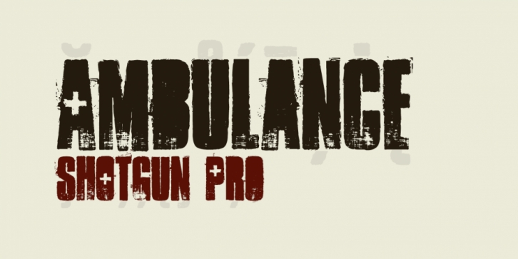 Ambulance Shotgun Pro font preview