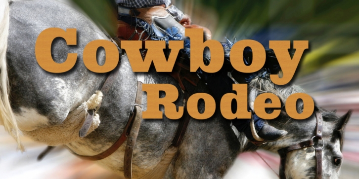 Cowboy Rodeo font preview