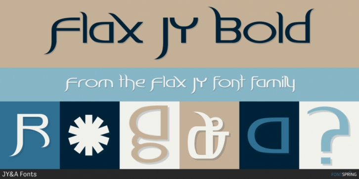 Flax JY font preview