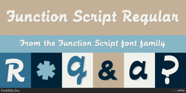 Function Script font preview