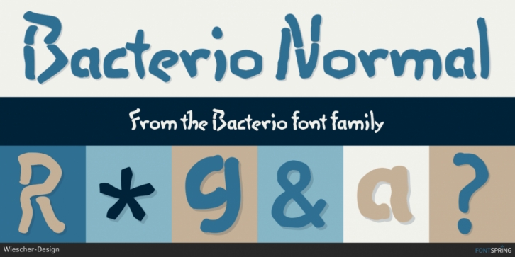 Bacterio font preview