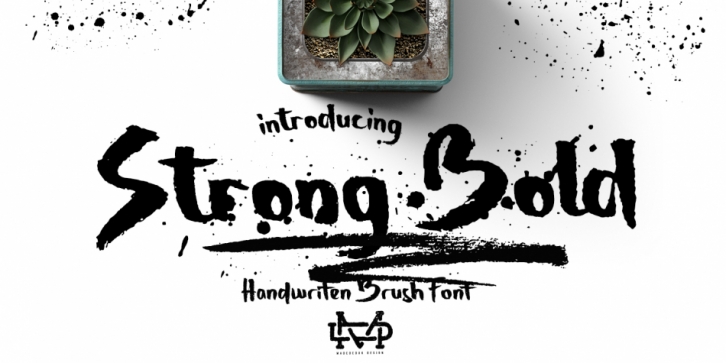 Strong Bold font preview