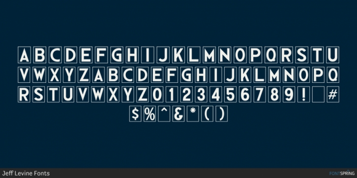 Do It Yourself JNL font preview