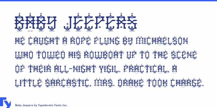 Baby Jeepers font preview