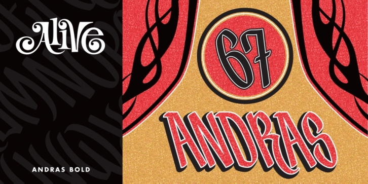 Andras font preview