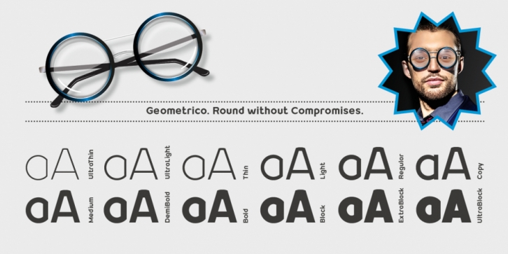 Geometrico font preview