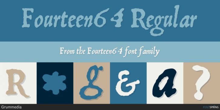 Fourteen64 font preview