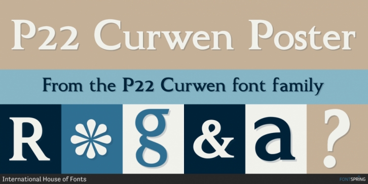 P22 Curwen font preview