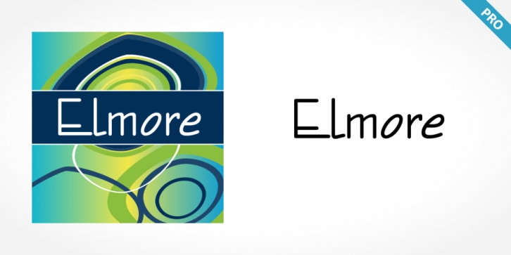 Elmore Pro font preview