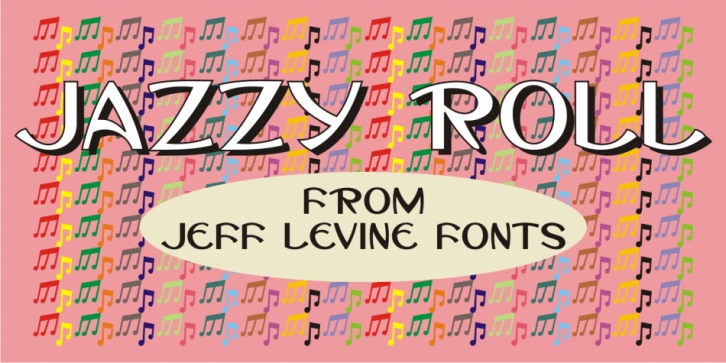 Jazzy Roll JNL font preview