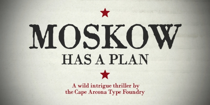 CA Moskow has a plan font preview