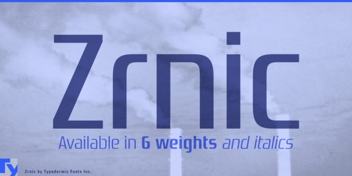 Zrnic font preview